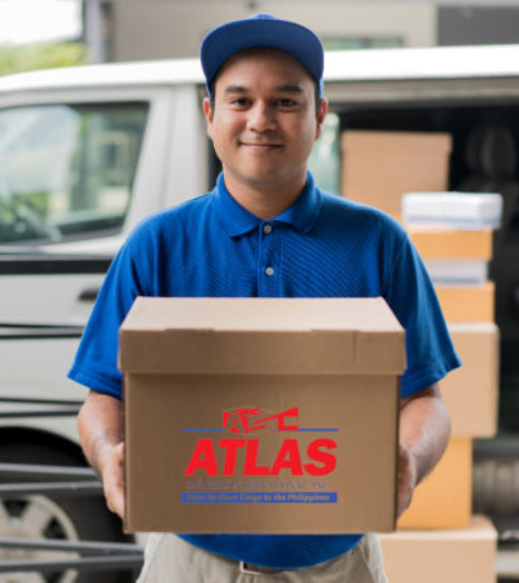 delivery man with a cap